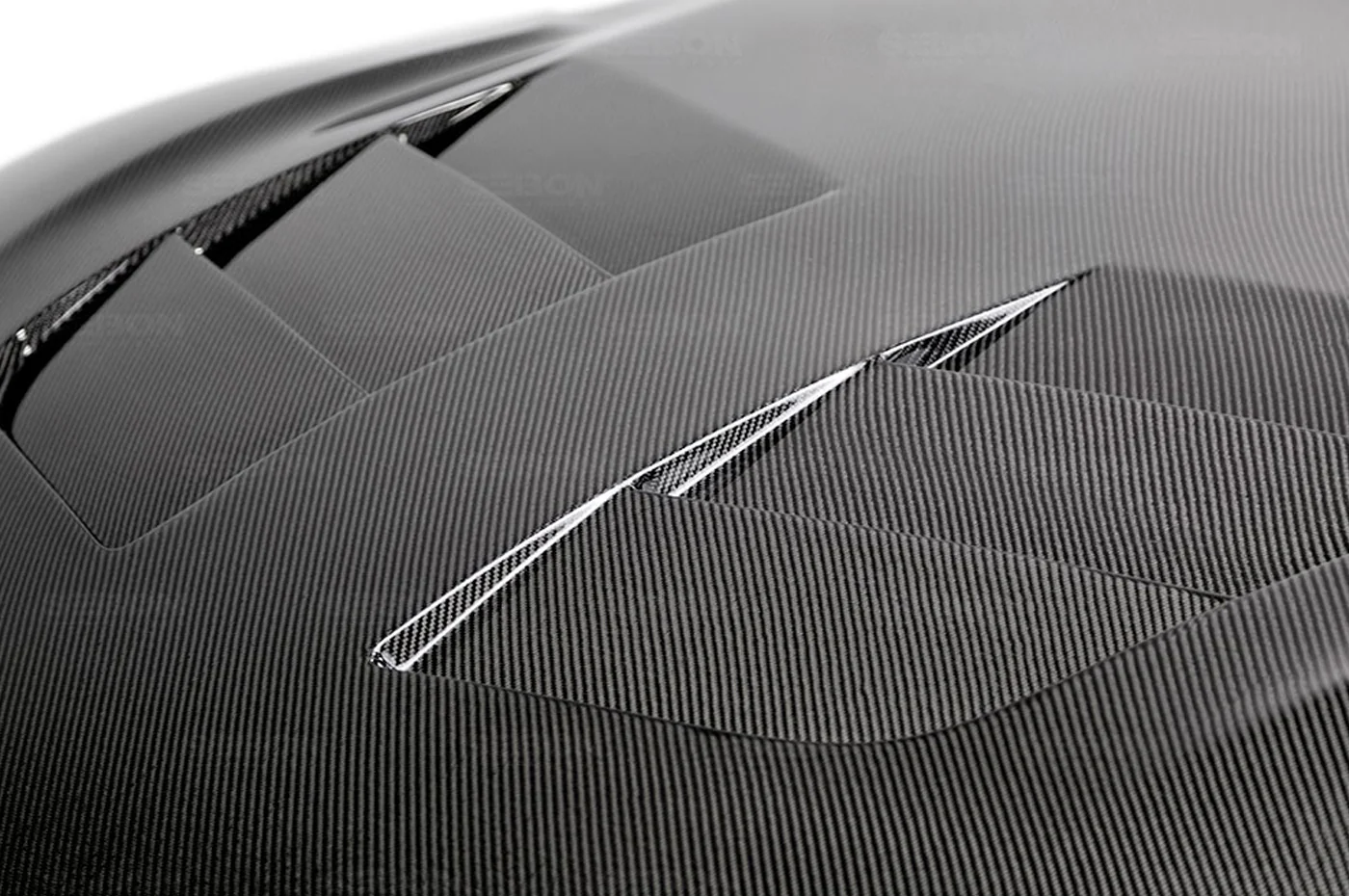 Seibon Carbon Fiber Hood TSII Style Gloss Double Sided for Supra GR (HD20TYSUP-TSII-DS) - Image 3