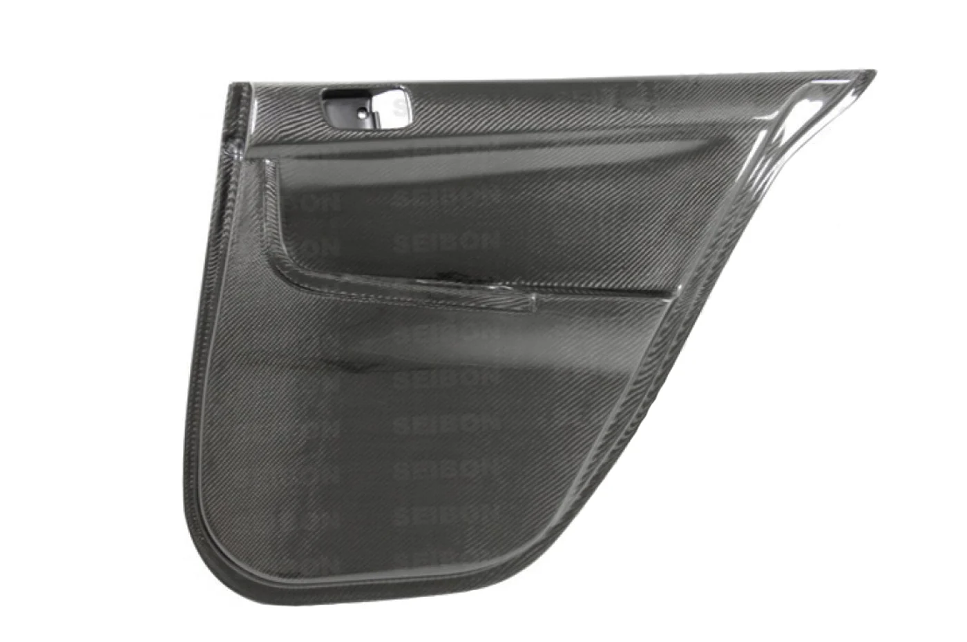 Seibon Carbon Fiber Rear Door Panels for Evo X (DP0809MITEVOX-R) - Image 3