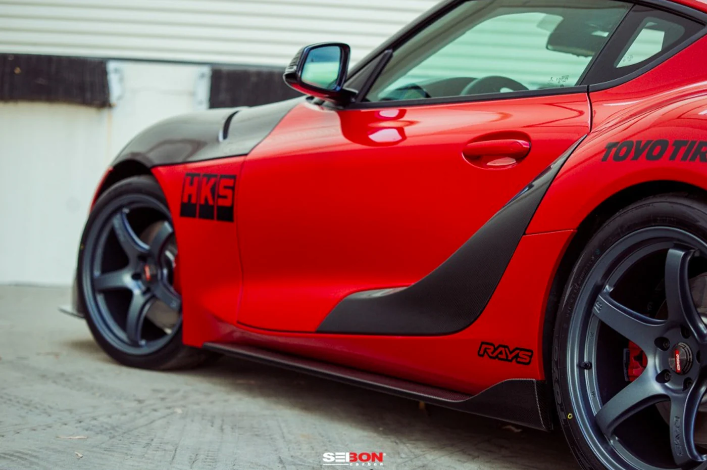 Seibon Carbon Fiber Door Garnish for Supra GR (DG20TYSUP-OE) - Image 6