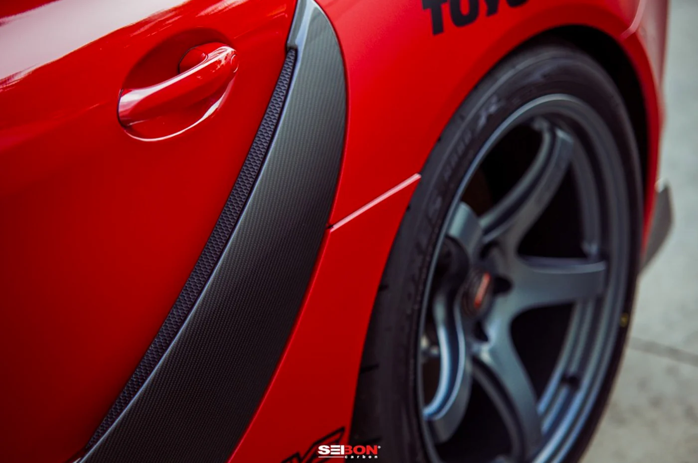 Seibon Carbon Fiber Door Garnish for Supra GR (DG20TYSUP-OE) - Image 8