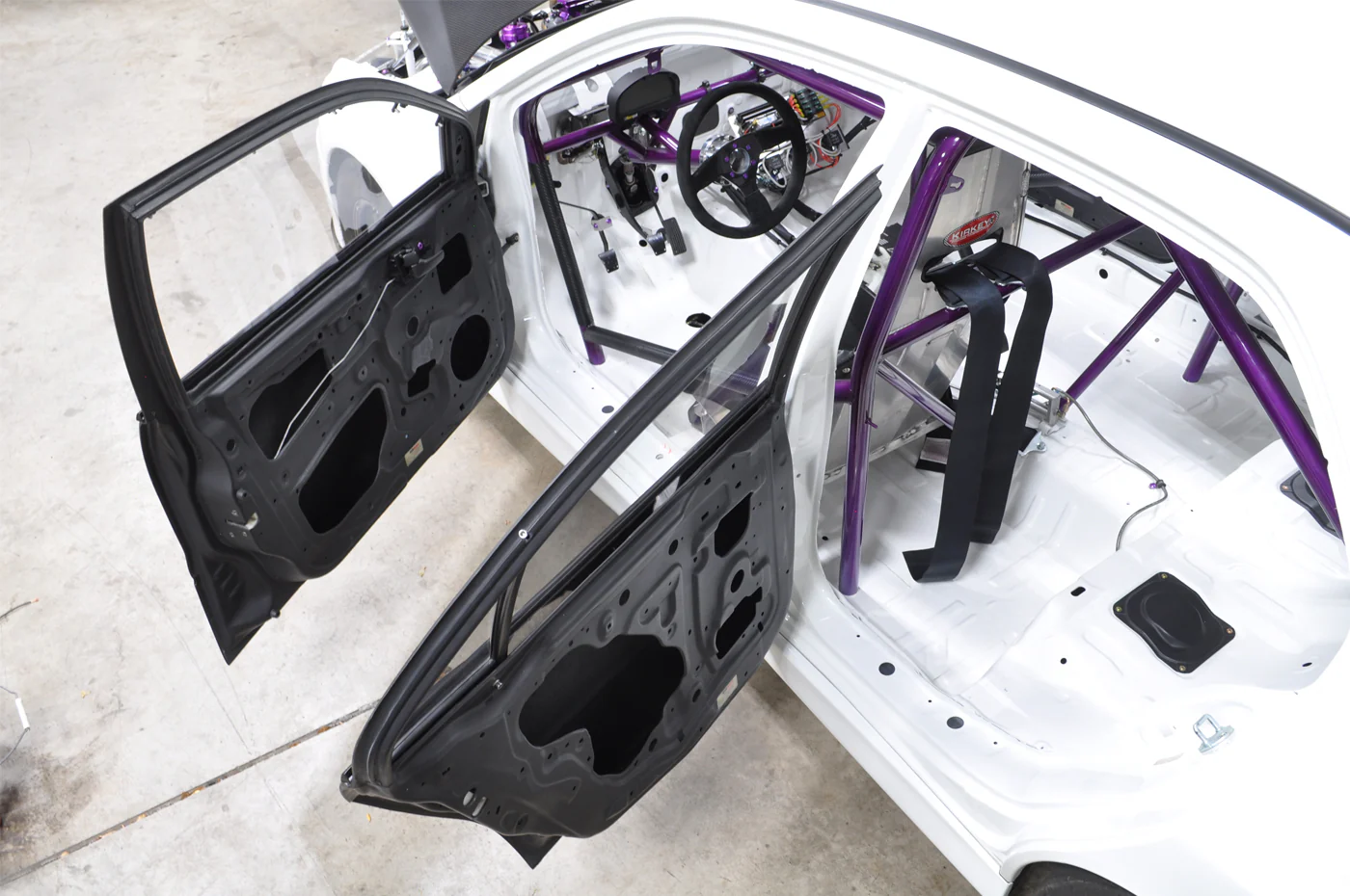 Seibon Carbon Fiber Front Doors for Evo 7/8/9 (DD0305MITEVO8-F) - Image 4