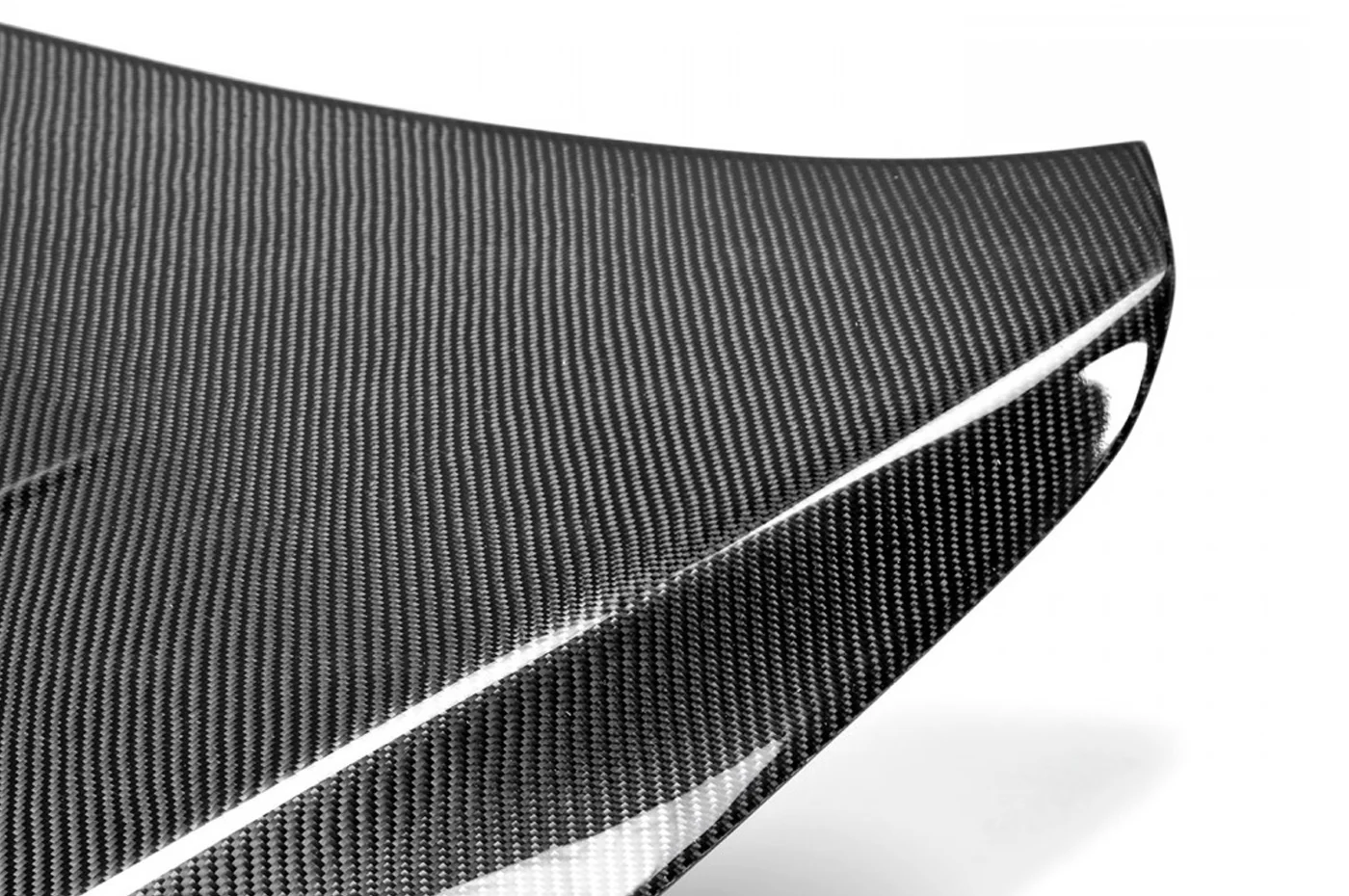 Seibon Carbon Fiber Hood DV Style Gloss for Evo X (HD0809MITEVOX-DV) - Image 5