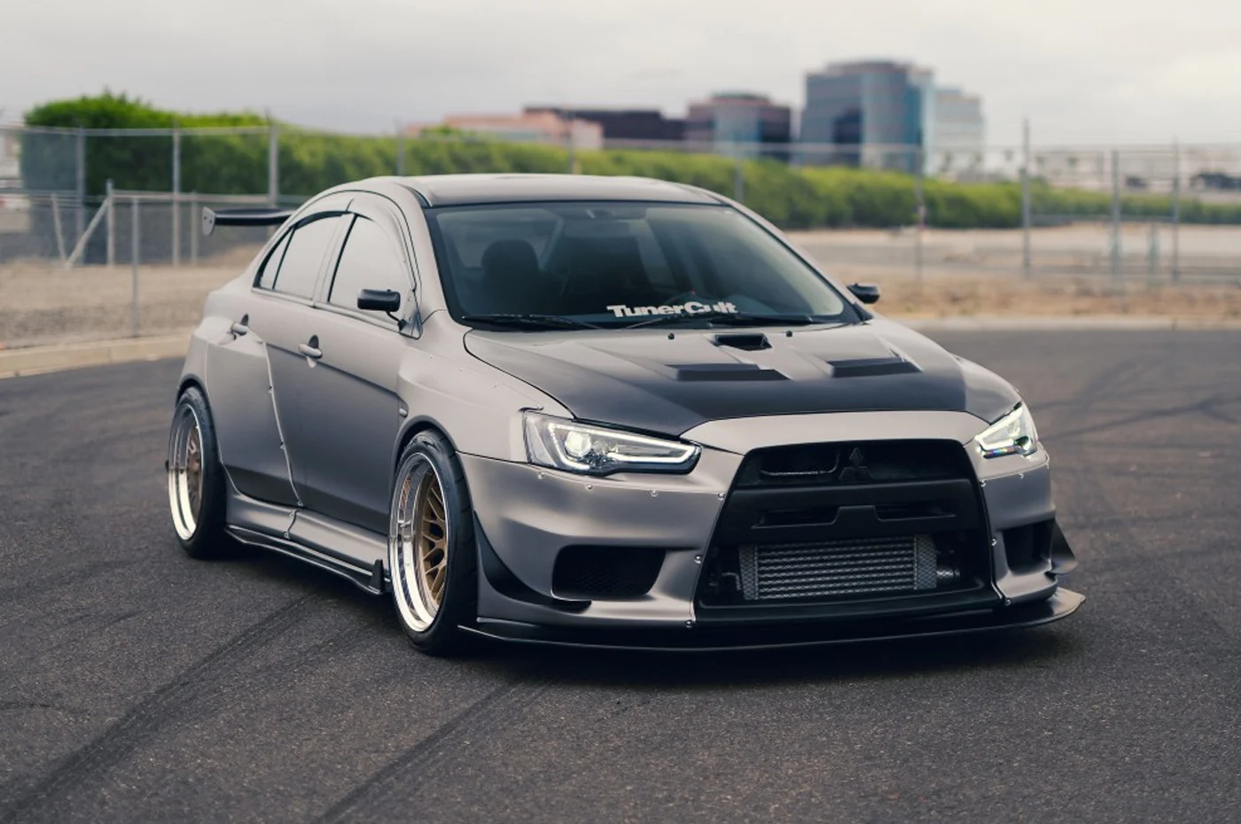 Seibon Carbon Fiber Hood DV Style Gloss for Evo X (HD0809MITEVOX-DV) - Image 7