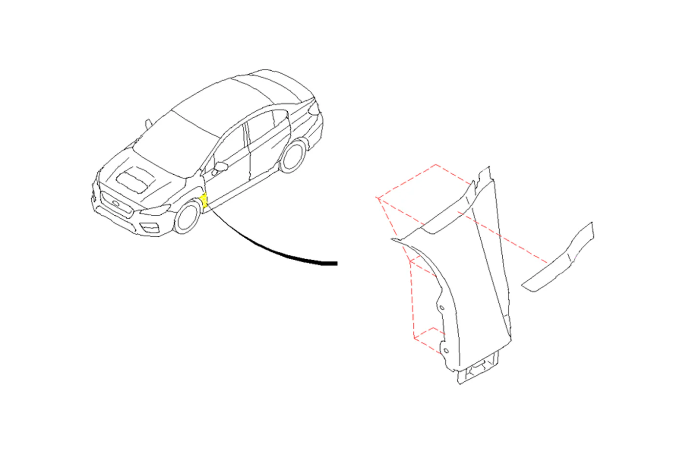 Seibon Carbon Fiber Fender Vents for 2015-2020 WRX/STi (FFC15SBIMP) - Image 4