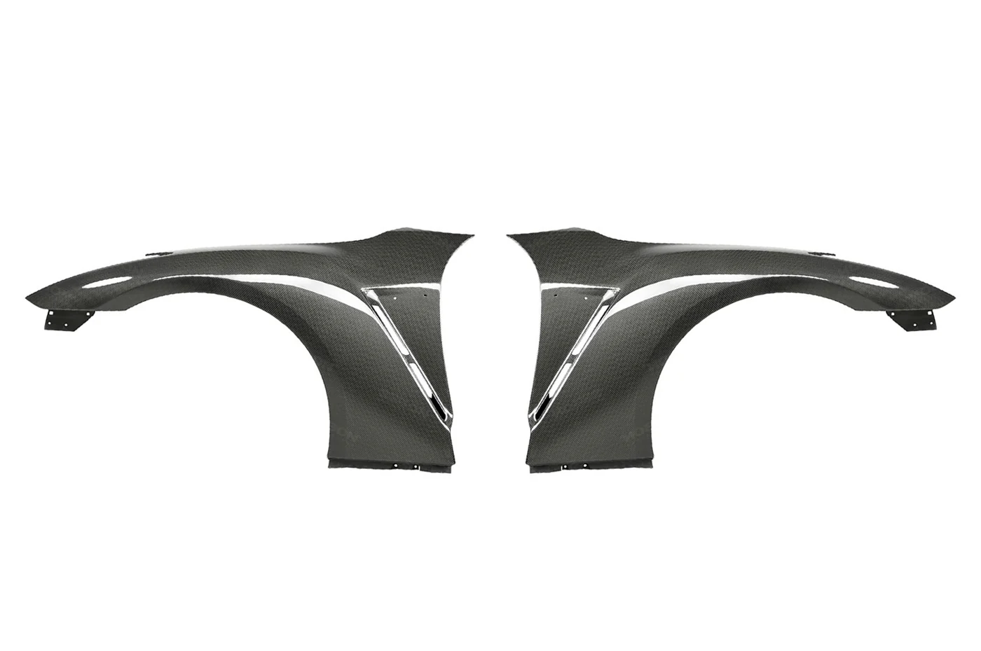 Seibon Carbon Fiber Fenders (Gloss) for R35 GTR (FF0910NSGTR-OE)