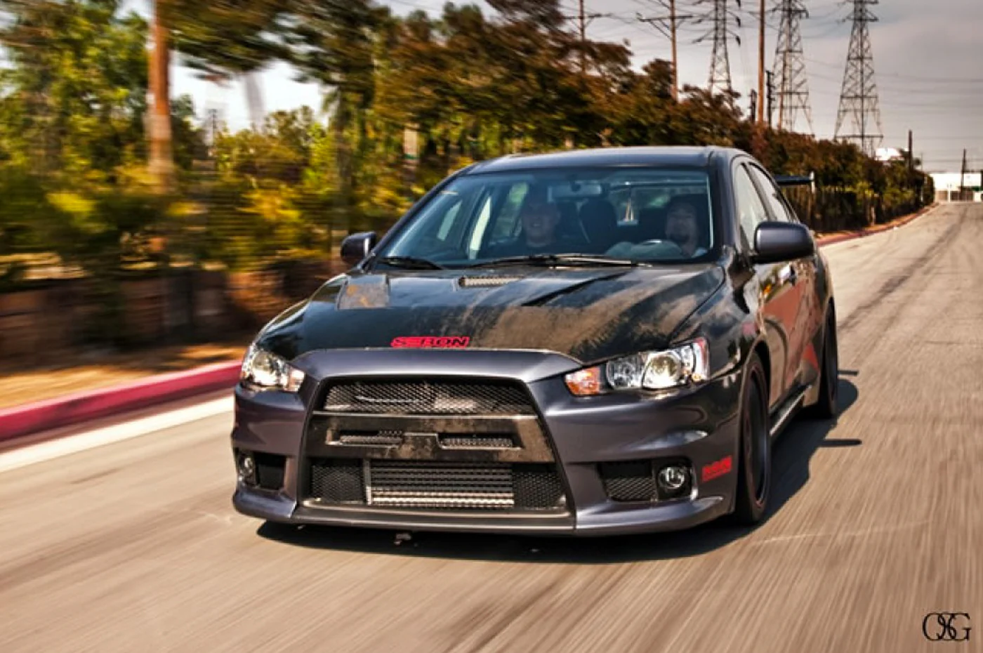 Seibon Carbon Fiber Front Grille Shaved for Evo X (FG0809MITEVOX-S) - Image 4