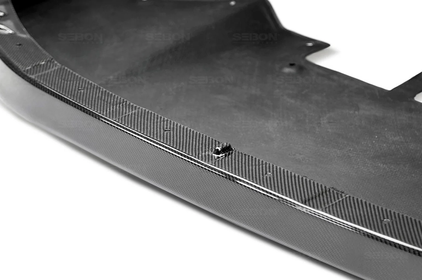 Seibon Carbon Fiber Front Lip OEM Style for R35 GTR 2009-2011 (FL0910NSGTR-OE) - Image 3