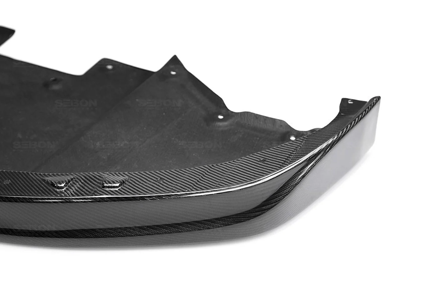 Seibon Carbon Fiber Front Lip OEM Style for R35 GTR 2009-2011 (FL0910NSGTR-OE) - Image 4