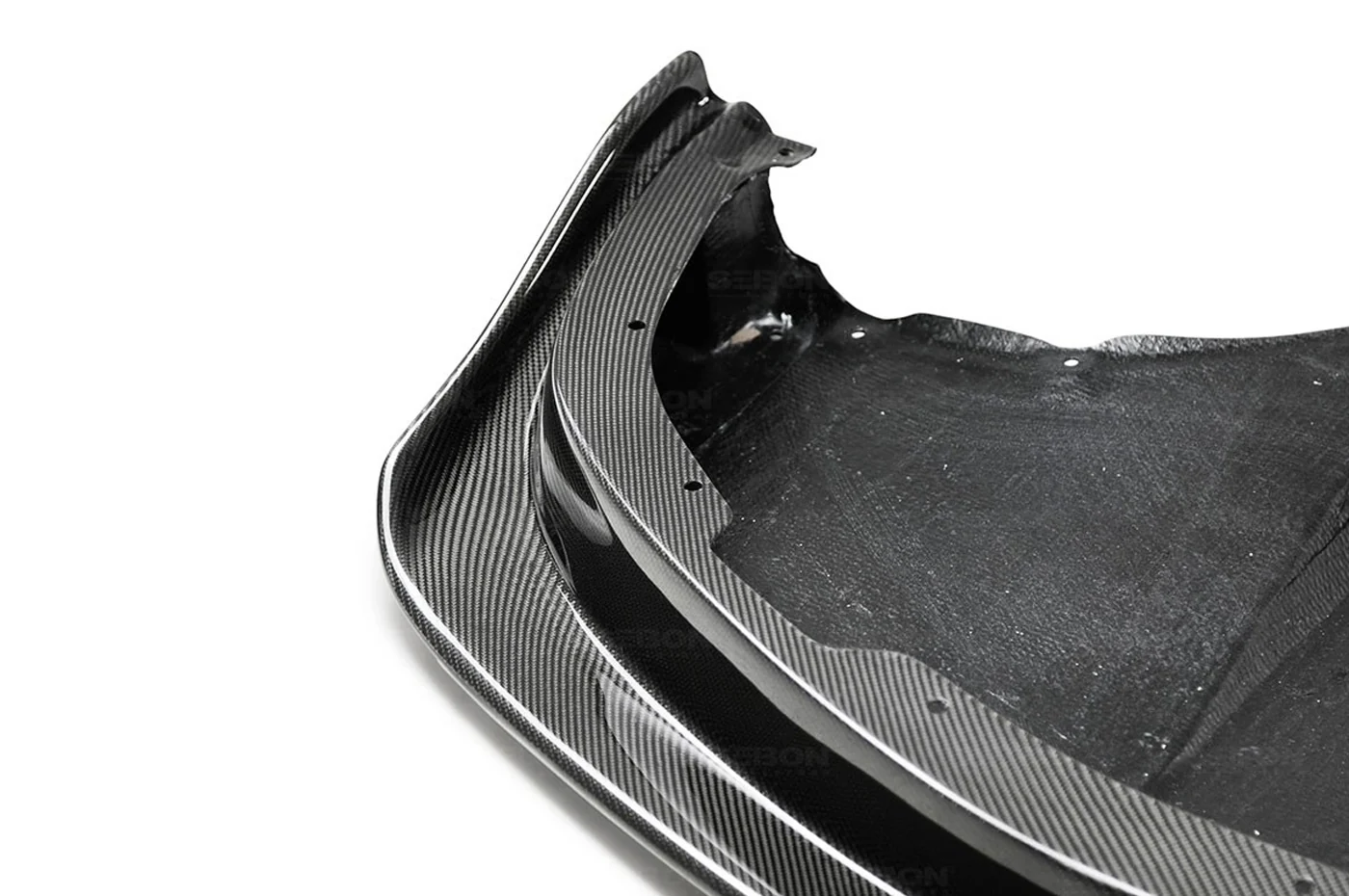 Seibon Carbon Fiber Front Lip SS Style for R35 GTR 2009-2011 (FL0910NSGTR-SS) - Image 4