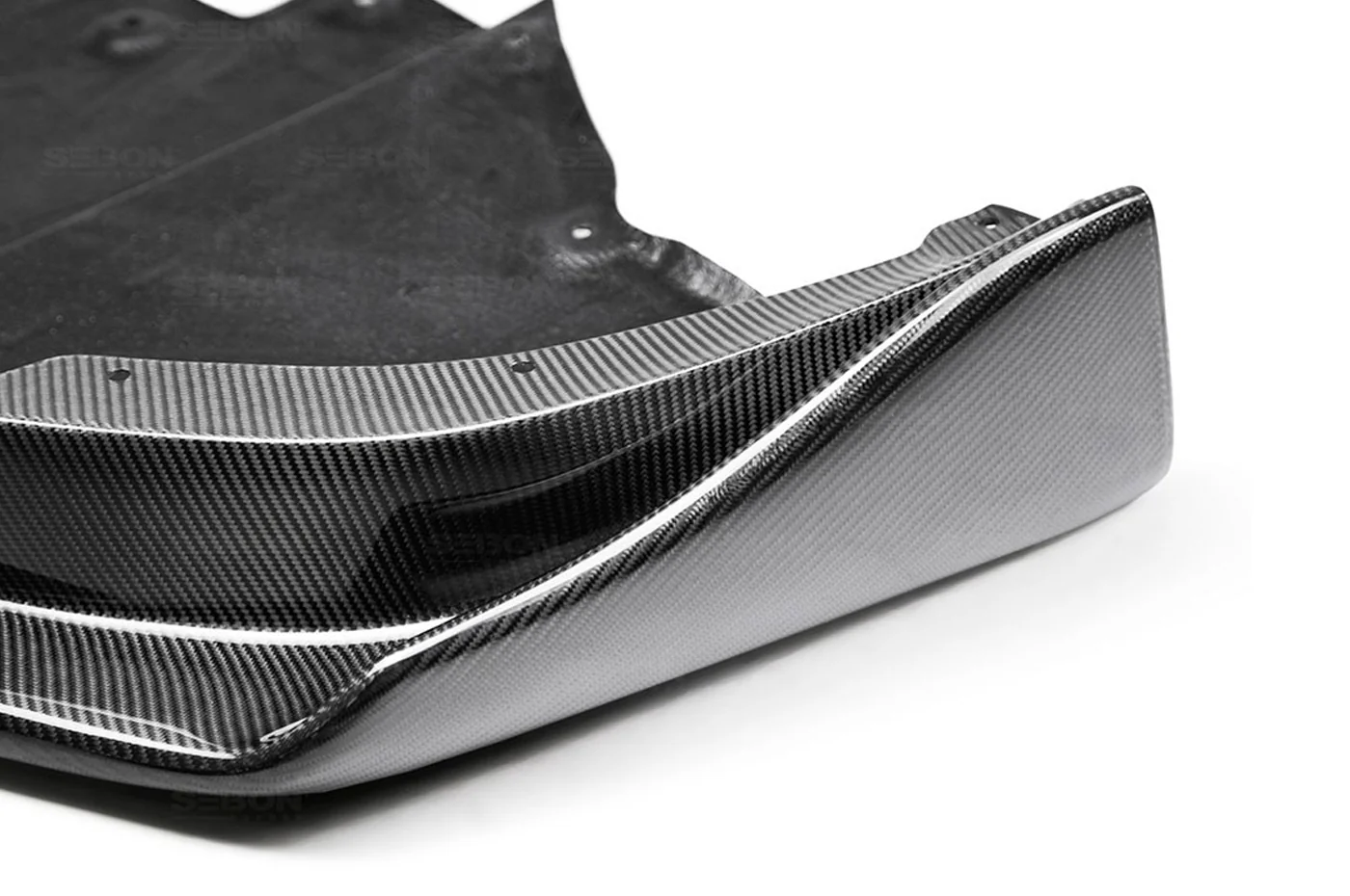 Seibon Carbon Fiber Front Lip SS Style for R35 GTR 2009-2011 (FL0910NSGTR-SS) - Image 5