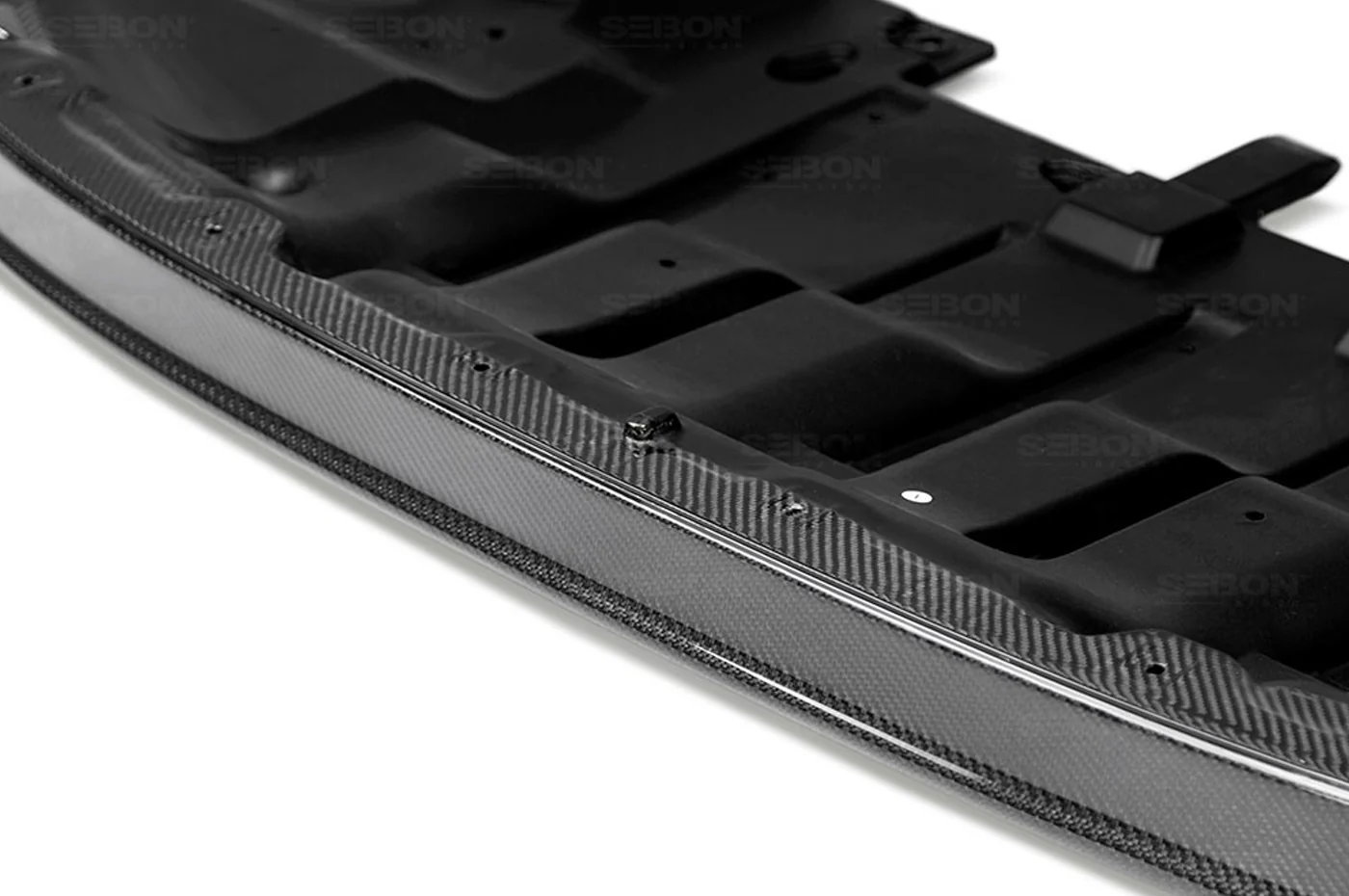 Seibon Carbon Fiber Front Lip OEM Style for R35 GTR 2012-2016 (FL1213NSGTR-OE) - Image 3