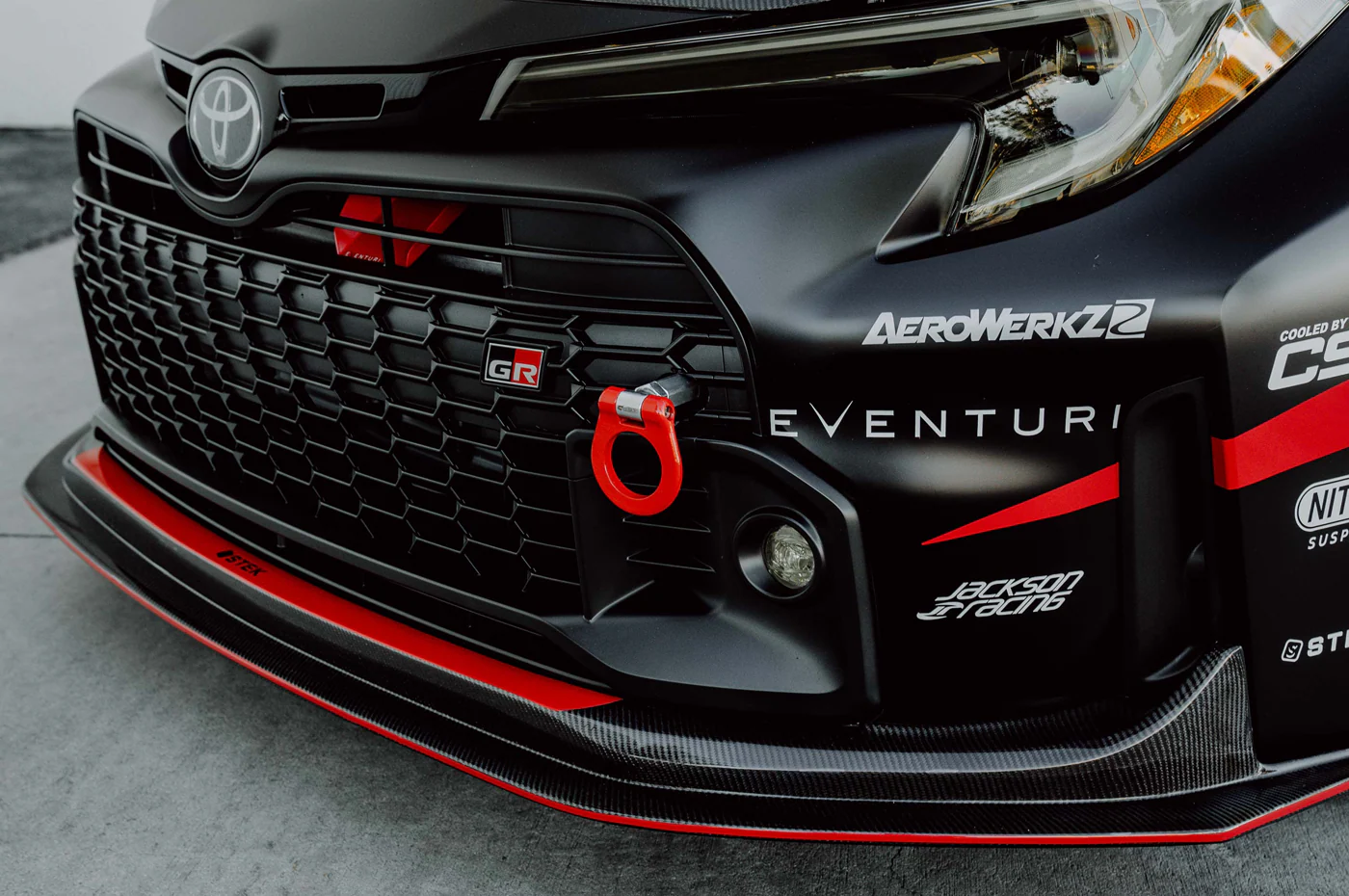 Seibon Carbon Fiber Front Lip for 2023+ GR Corolla (FL23TYGRCOR-MB) - Image 7