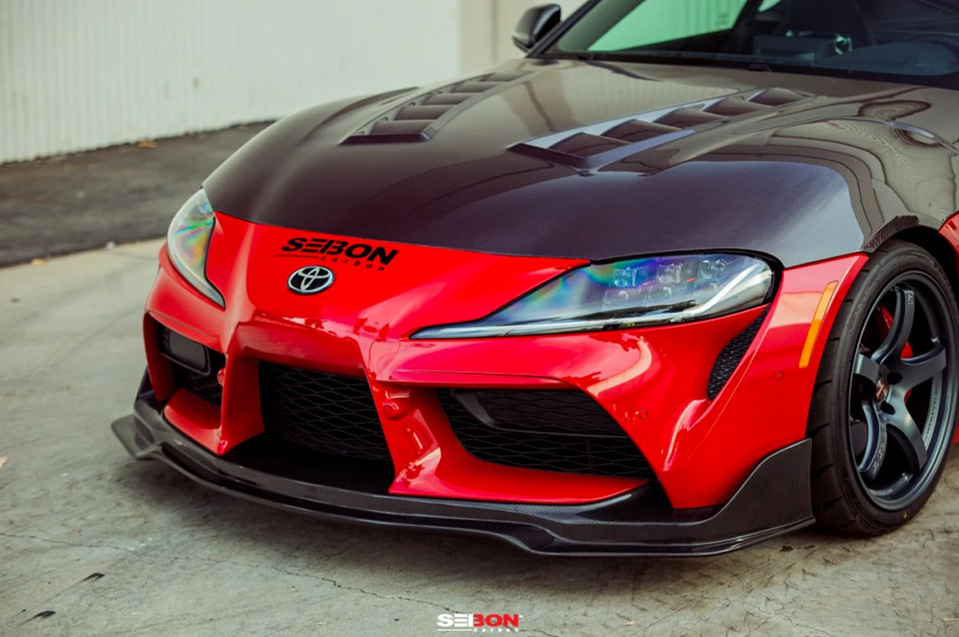 Seibon Carbon Fiber Front Lip MB Style for Supra GR (FL20TYSUP-MB) - Image 7