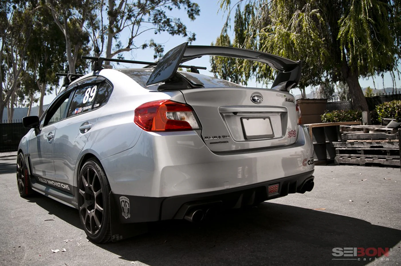 Seibon Carbon Fiber Spoiler High STi Style for 2015-2020 WRX/STi (RS15SBIMP-STI) - Image 8