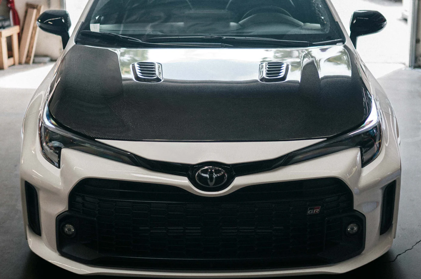 Seibon Carbon Fiber Hood for 2023+ GR Corolla (HD23TYGRCOR-OE) - Image 6