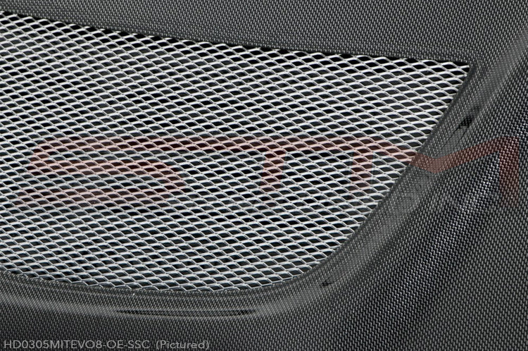 Seibon Carbon Fiber Hood (OEM Style / Silver String Gloss) for Evo 7/8/9 *Discontinued* - Image 3