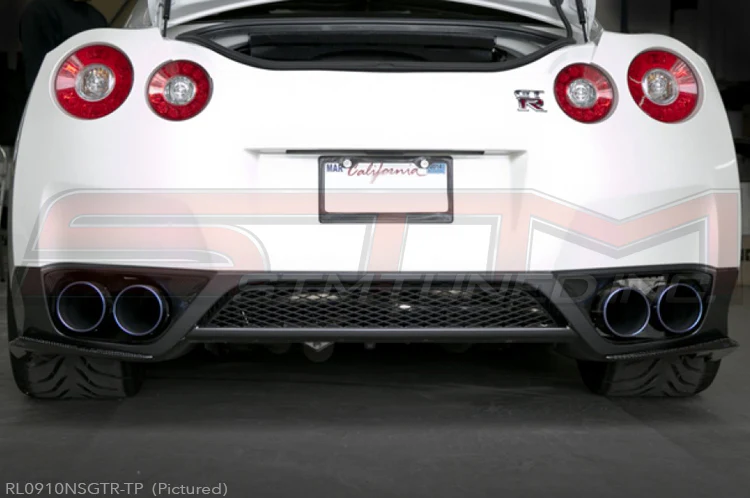 Seibon Carbon Fiber Rear Bumper Under Spoiler Lip (Gloss) - R35 GTR * Discontinued * - Image 5