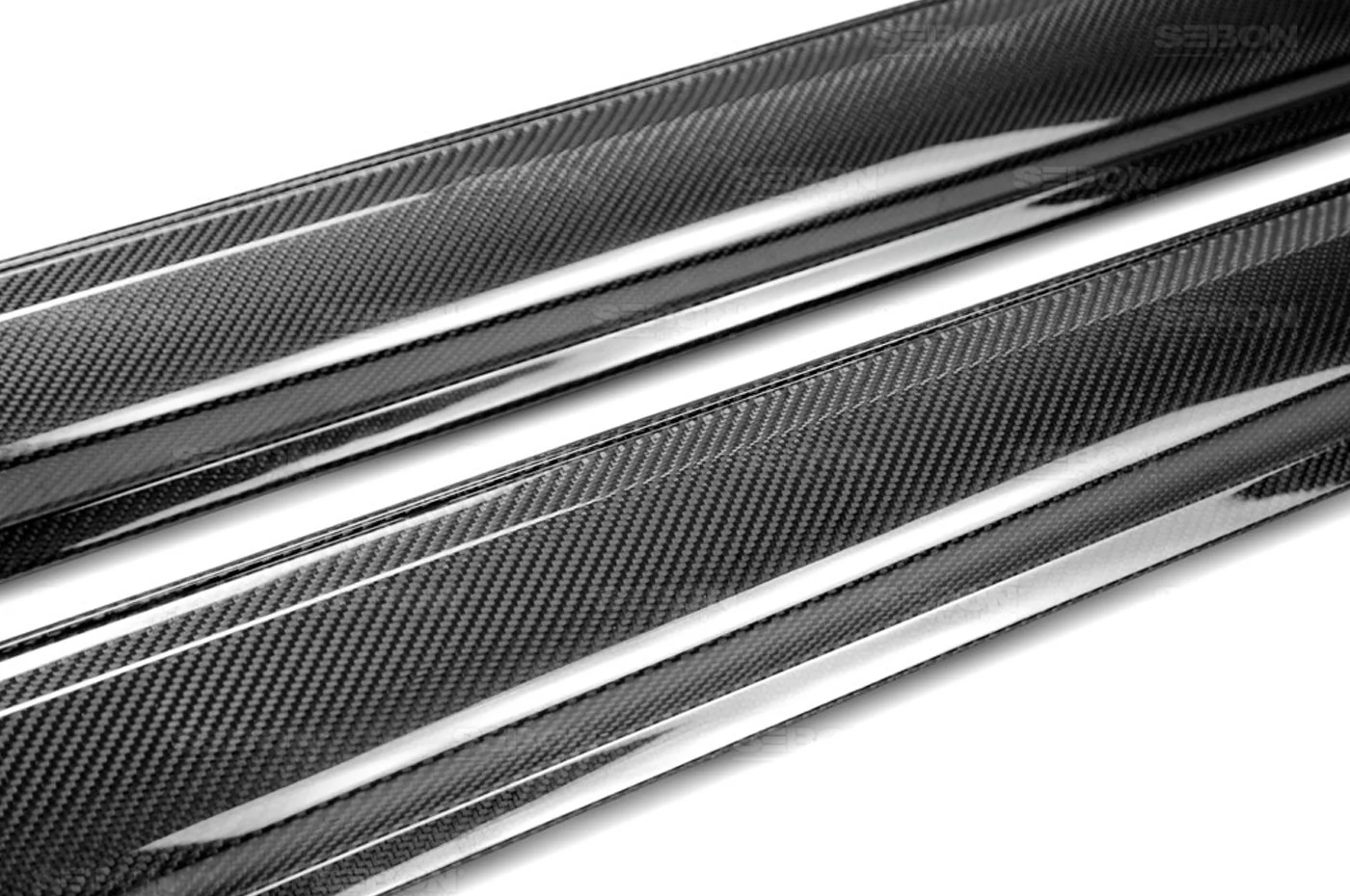 Seibon Carbon Fiber Side Skirts OEM Style for 2015-2021 WRX/STi (SS15SBIMP-OE) - Image 4