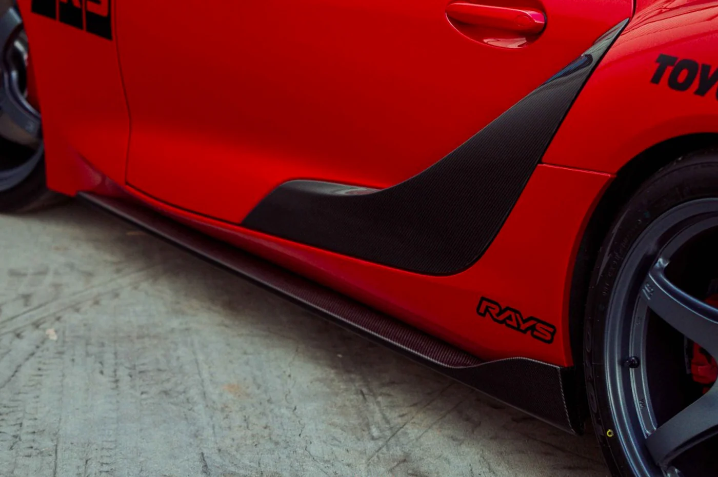 Seibon Carbon Fiber Side Skirts OEM Style for Supra GR (SS20TYSUP-OE) - Image 5