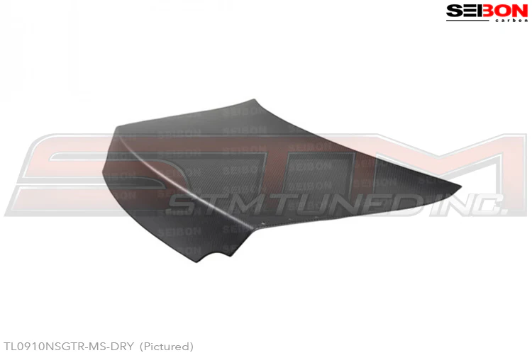 Seibon Carbon Fiber Trunk (Dry Carbon / with MS Spoiler Holes) - R35 GTR * Discontinued * - Image 3