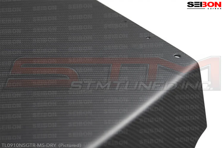 Seibon Carbon Fiber Trunk (Dry Carbon / with MS Spoiler Holes) - R35 GTR * Discontinued * - Image 4