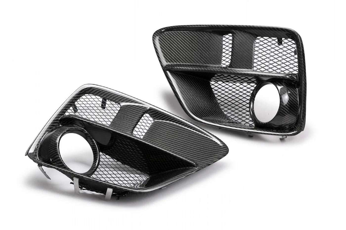 Seibon Carbon Fiber Foglight Bezel Covers for 15-17 WRX/STi (FLS15SBIMP) - Image 3