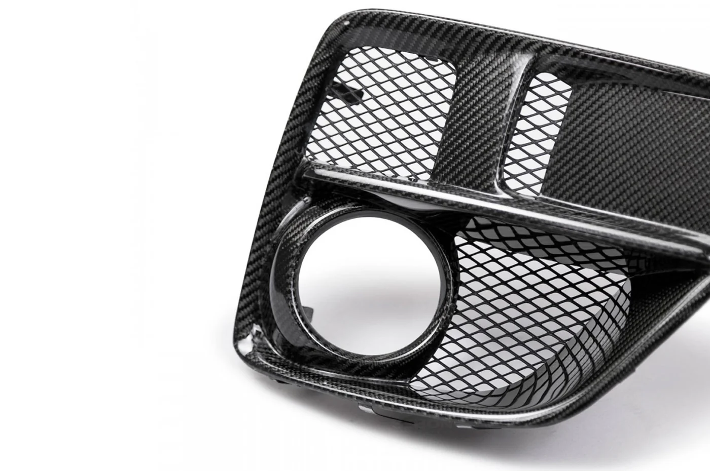 Seibon Carbon Fiber Foglight Bezel Covers for 15-17 WRX/STi (FLS15SBIMP) - Image 4