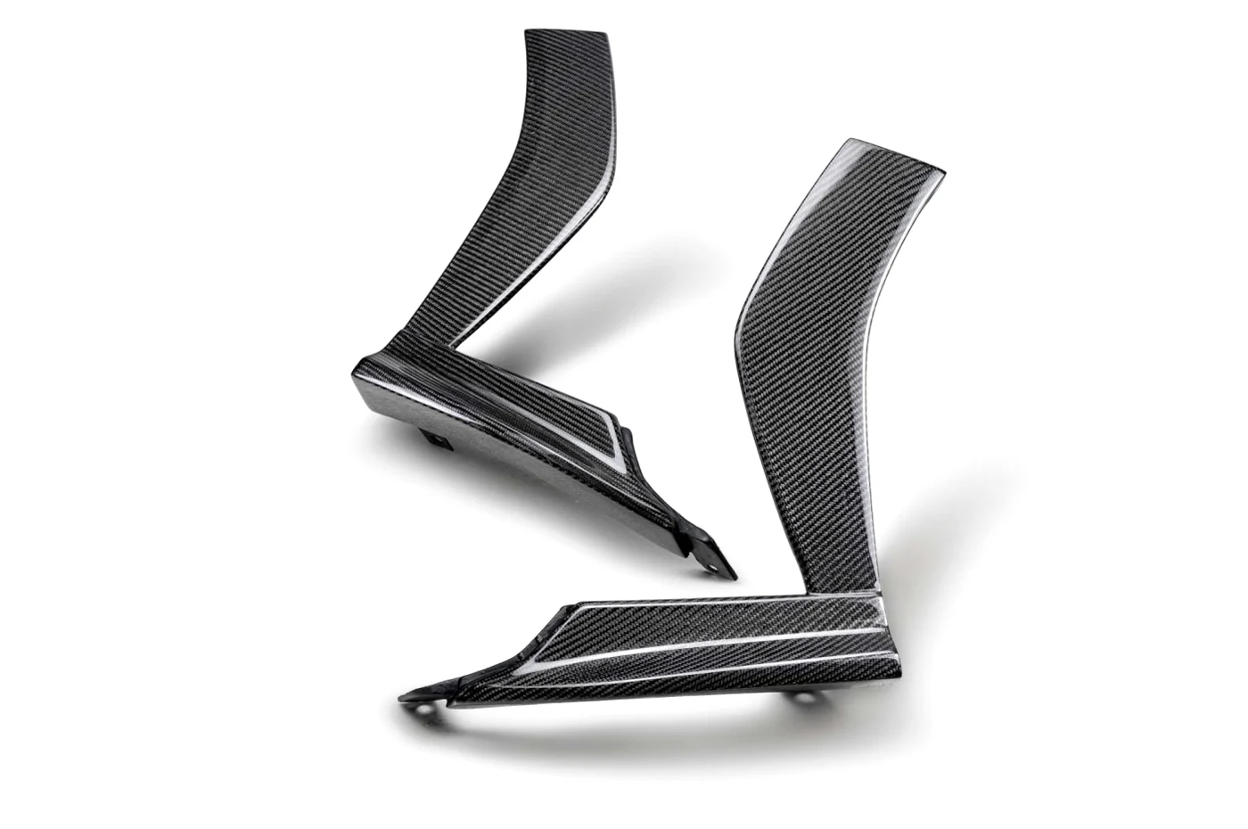 Seibon Carbon Fiber Front Bumper Arch Garnish for 2022 WRX (FBT22SBIMP)
