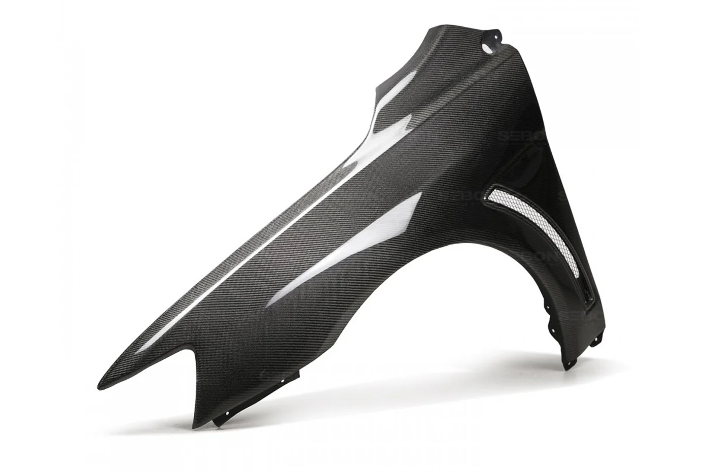 Seibon Carbon Fiber Fenders 10mm Wider for Evo X (FF0809MITEVOX) - Image 3