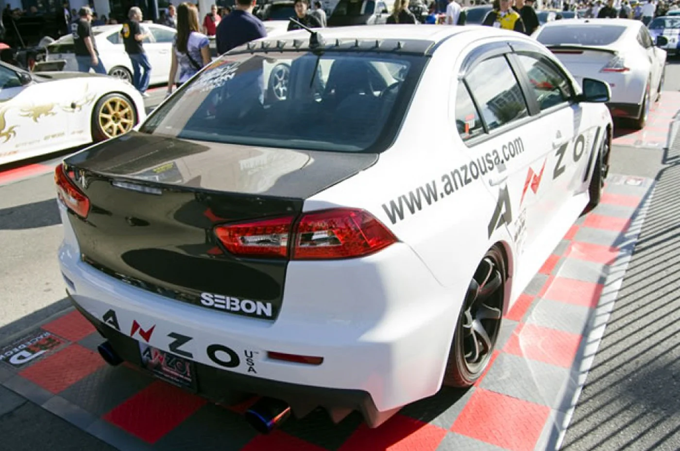 Seibon Carbon Fiber Trunk OEM Style for Evo X (TL0809MITEVOX) - Image 3
