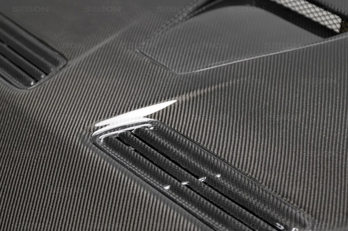 Seibon Carbon Fiber Hood OEM Style Gloss for Evo X (HD0809MITEVOX-OE) - Image 3