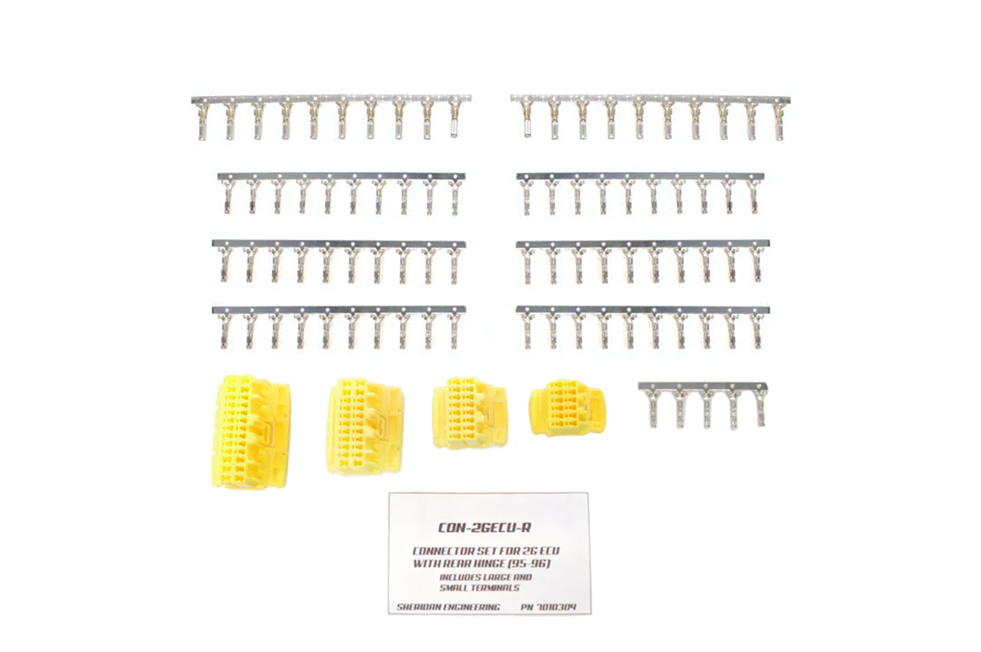 Sheridan ECU Connector Set for 95-96 DSM Rear-Latching (CON-2GECU-R) - Image 2