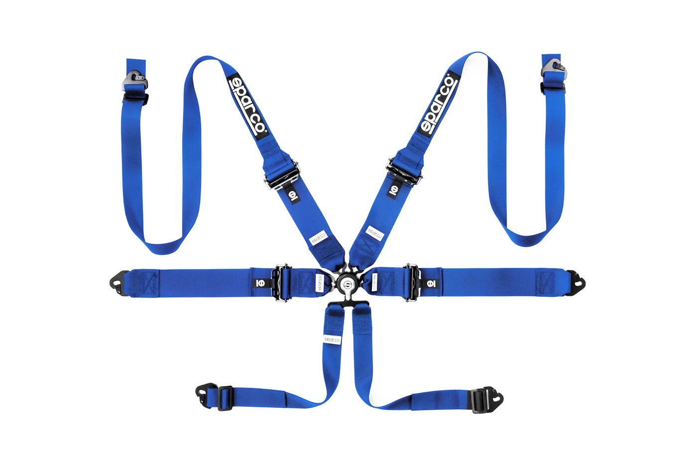 Sparco Competition Harness 6 Point Hans 3"/2" Aluminum PD - Image 2