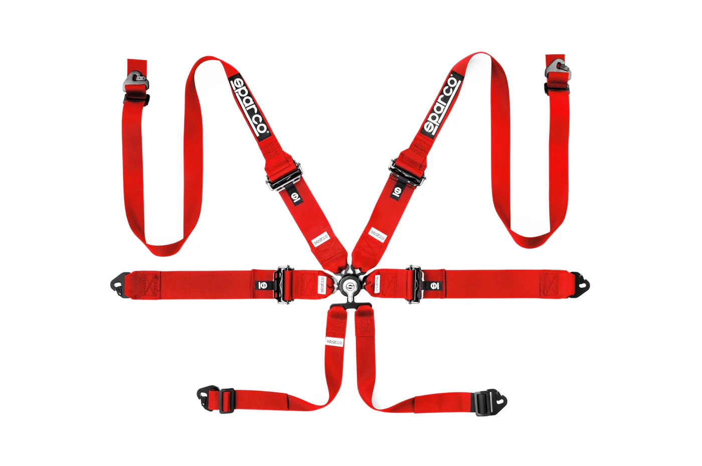Sparco Competition Harness 6 Point Hans 3"/2" Aluminum PD - Image 3