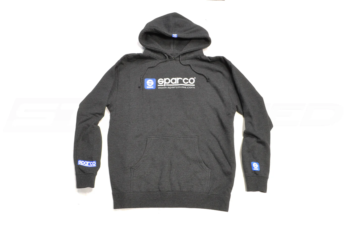Sparco WWW Grey Pullover Hoodie - Image 2