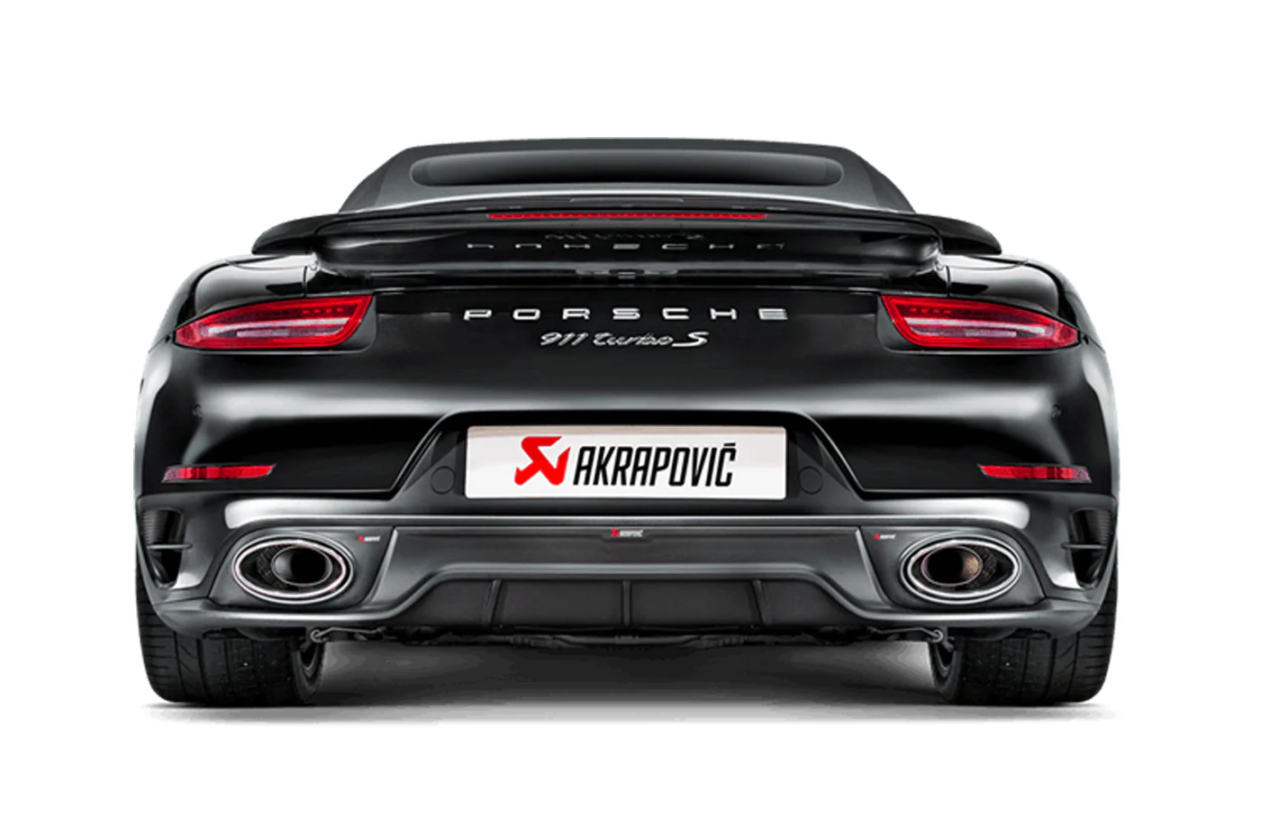 Akrapovic Slip-On Titanium Exhaust for Porsche 911 Turbo/S 991 (S-PO991TSO-HT) - Image 6