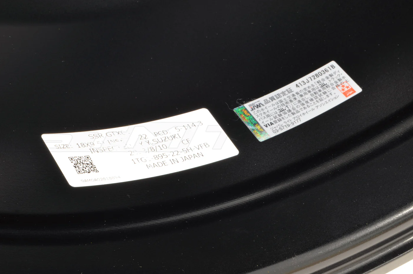 SSR GTX01 Flat Black Wheel - Image 8