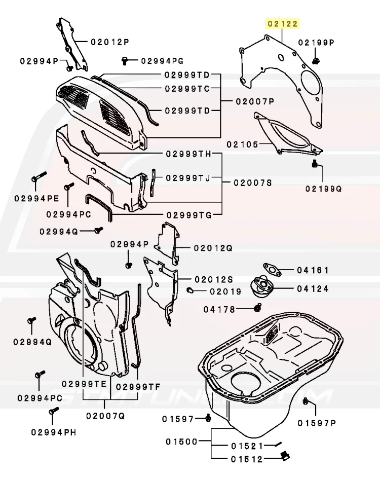Mitsubishi OEM Starter Plate for 2G DSM AWD Manual (MD167356) - Image 3