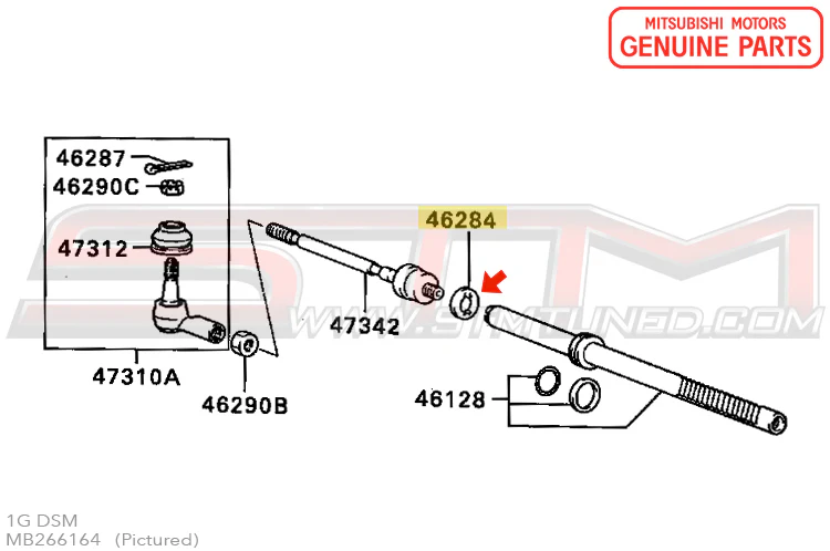 Mitsubishi Steering Gear and Linkage Boot Washer - Evo 7-9/1G/3S - Image 4