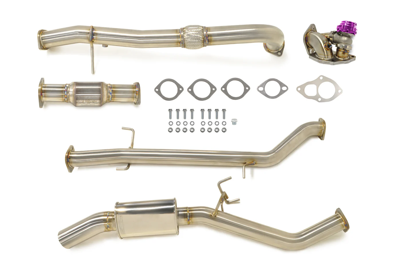 STM 1G AWD DSM Stainless Turbo-Back Exhaust - Image 6