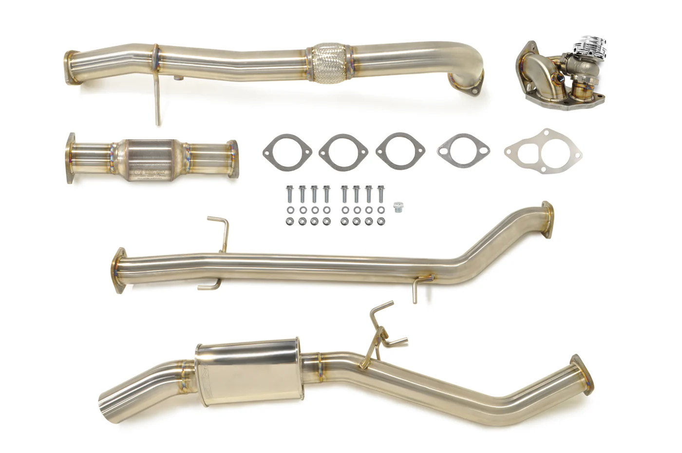 STM 1G AWD DSM Stainless Turbo-Back Exhaust - Image 7