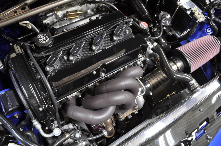STM 3.5" Titanium SD Intake Burned Blue (No MAF) for Evo 8/9 - Image 8