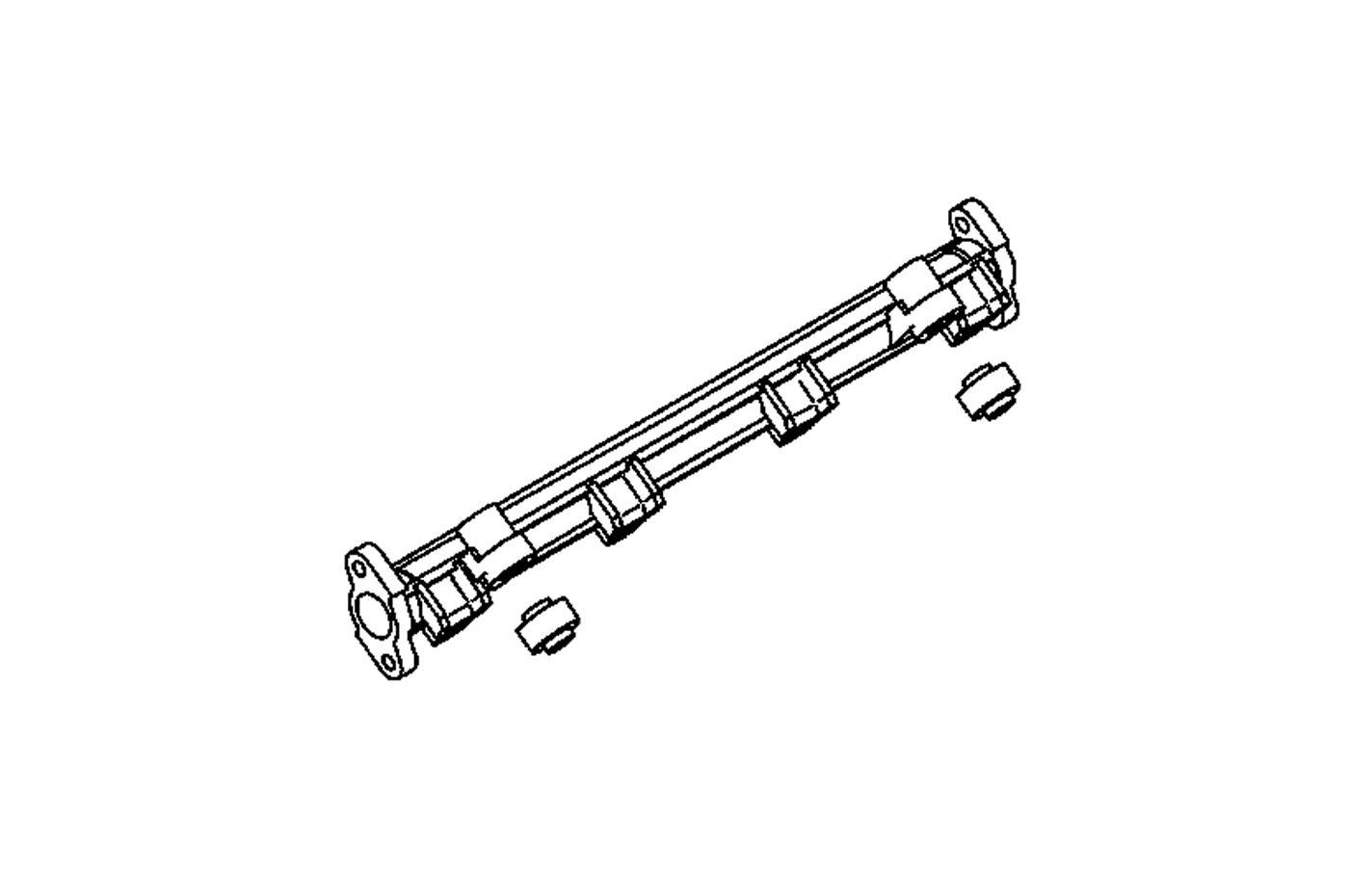 STM Billet Fuel Rail Spacer for Evo/DSM/3S - Image 4