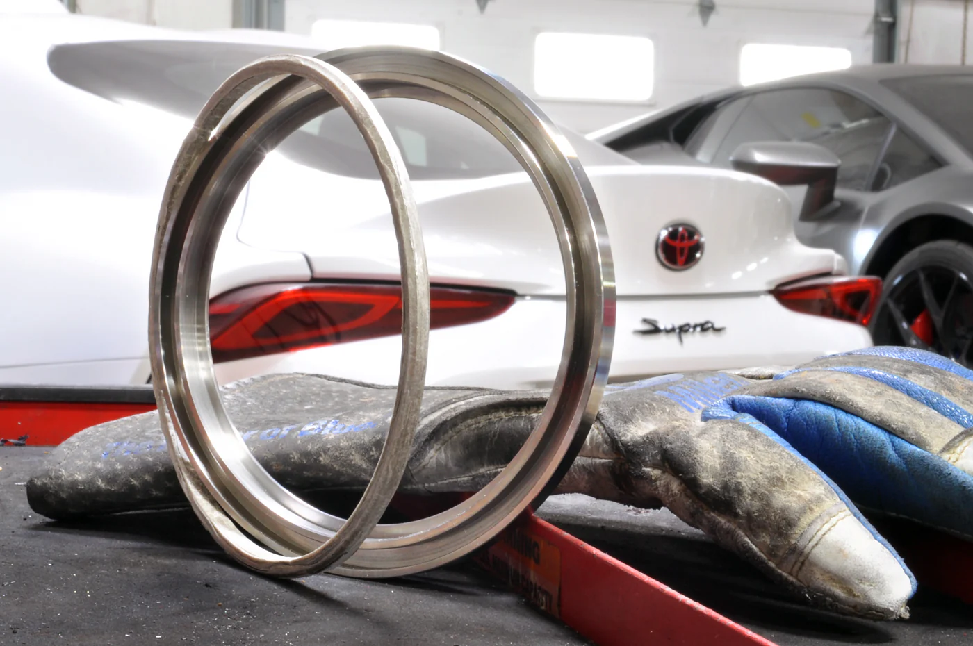 STM Stainless Downpipe Flange for MKV Supra GR - Image 8