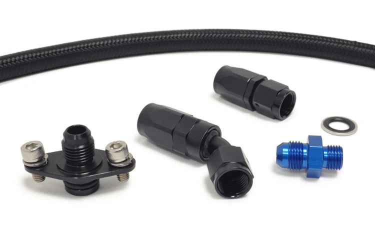 STM E85 Fuel Feed Line Kit (-6 Filter to Rail) for DSM/3000GT - Image 3