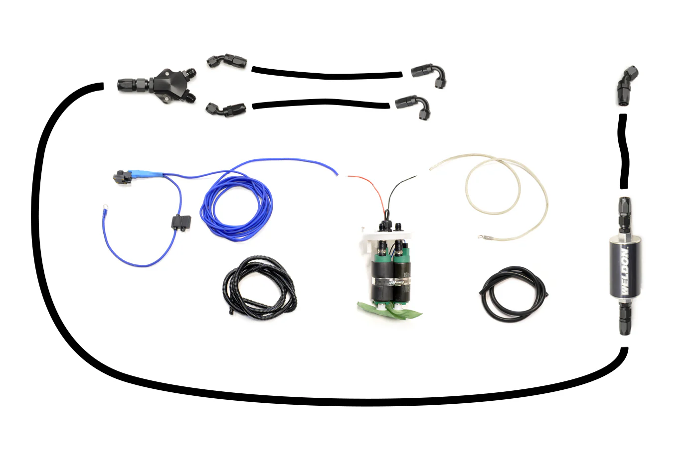 STM E85 Safe Twin Pump Fuel System for Evo 7/8/9