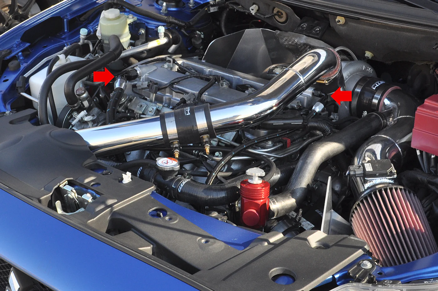 STM Engine Oil Catch Can for Evo X Metal Valve Cover - Image 7