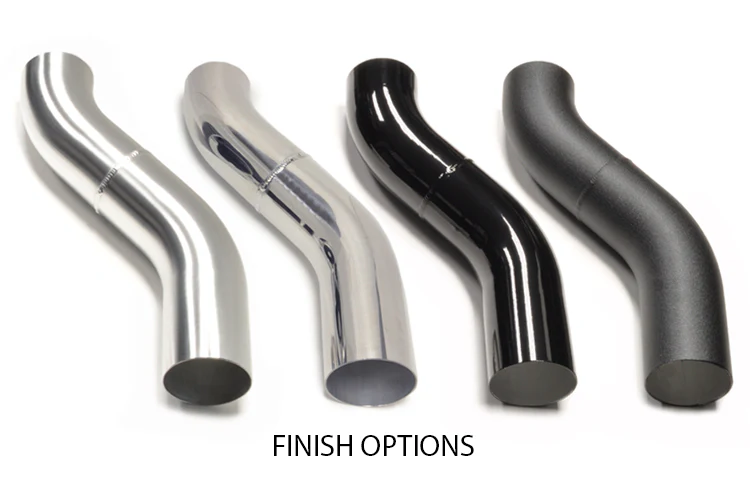 STM Evo 5/6 Lower Intercooler Pipe for Stock Frame Turbo (2.5in Aluminum) - Image 5