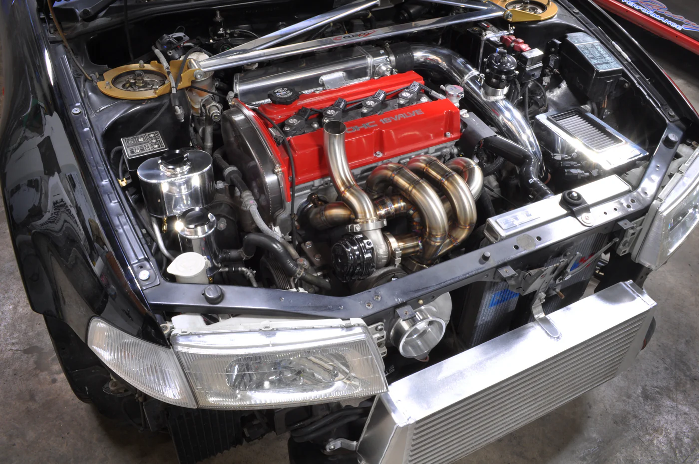 STM Evo 5/6 Aluminum 2.5in Upper Intercooler Pipe Kit - Image 4