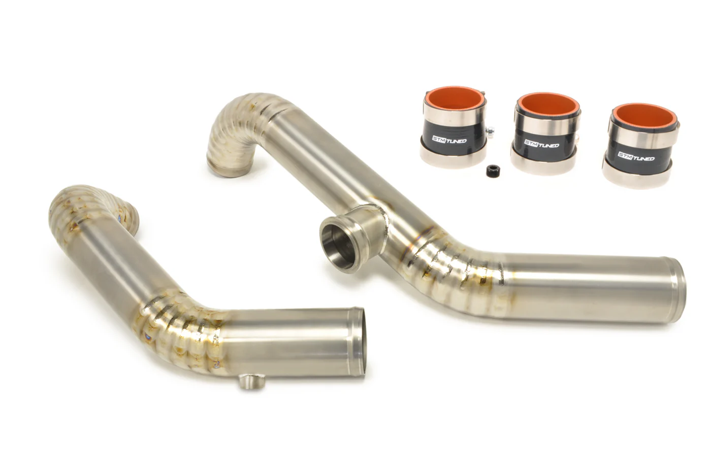 STM Evo 5/6 Titanium 2.5in Upper Intercooler Pipe Kit - Image 5